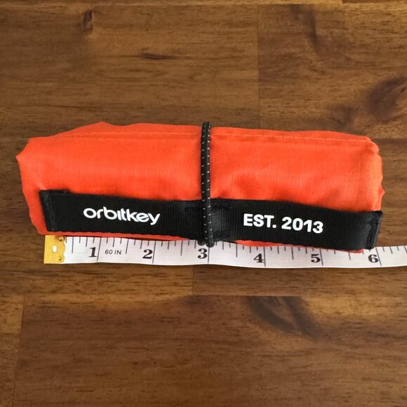 Orbitkey - Foldable Tote Bag in Tangerine - Picture 6 of 9